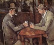 Paul Cezanne Les joueurs de cartes painting
